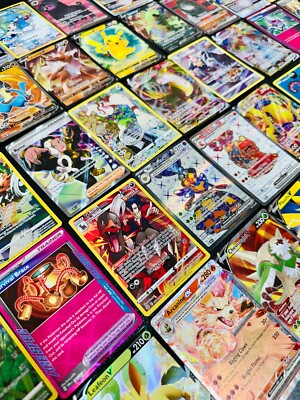 100 Pokemon TCG Cards Lot – Ultra Rares, FULL ART, EX, V 100 Pokemon TCG Cards Lot – Ultra Rares, FULL ART, EX, V