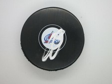 Ian Cole Colorado Avalanche Signed NHL Logo Puck LOM COA (PK2039)