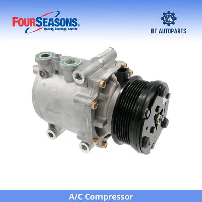 For 2003-2007 Ford E-450 Super Duty A/C Compressor 4 Seasons 2004 2005 2006