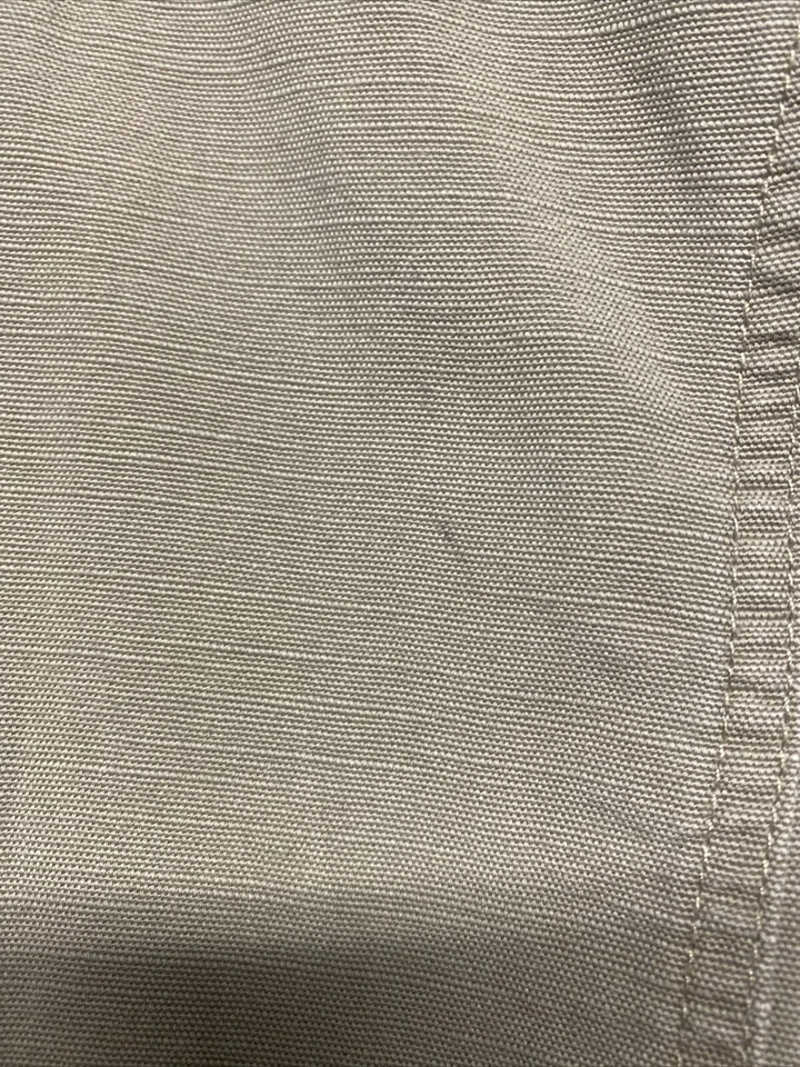 Camisa Point Zero Para Hombre XL Caqui Beige Cuello Abotonado Manga Larga Algodón Foto 4 de 4