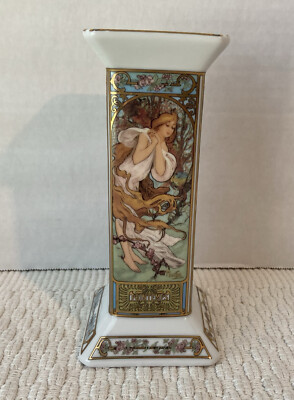 Goebel Artis Orbis Bild Kunst, Bonn 2000 Seasons, 1897 Candlestick 8  Tall