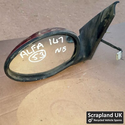 ALFA ROMEO 147 2000-2010 Red Passenger Near Side Electric Wing Mirror E9014933