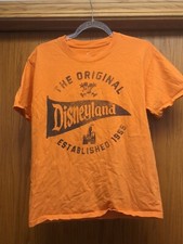 THE ORIGINAL DISNEYLAND ESTABLISHED 1955 MICKEY MOUSE ORANGE T-SHIRT, Medium