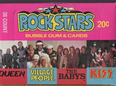 Donruss 1979 Rockstars Kaugummi & Karten 36 Packungen