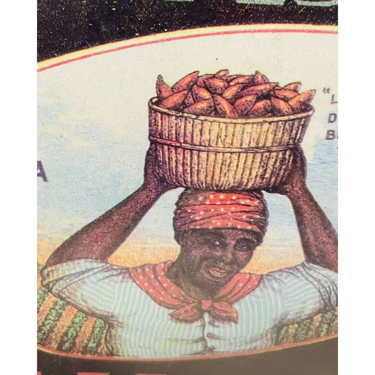 Aunt Lodys Yams Sweet Potato Yam Crate Frame Art Print 7" 1/8 x 7" eBay