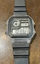 Synoke 9619 Mens Watch Digital Homage to Casio Transparent Case Bond Watch