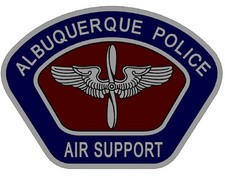 Police Albuquerque Air Support 3D routed wood patch plaque Sign Custom