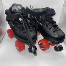 Sure Grip Rock Skates GT-50 Black Lace Up Roller Skates Size 6 Women Sonic