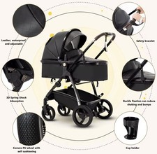 Baby  3 in 1  Is Pram And Pushchair Baby carriage Portable luxurious travel  