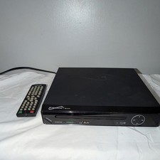Supersonic SC-21A DVD Player Black USB Input Remote DVD Composite S-Video RCA