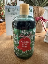 New 16 oz Bath And Body Works Vanilla Bean Noel 2-1 Bubble Bath Body Wash Gel