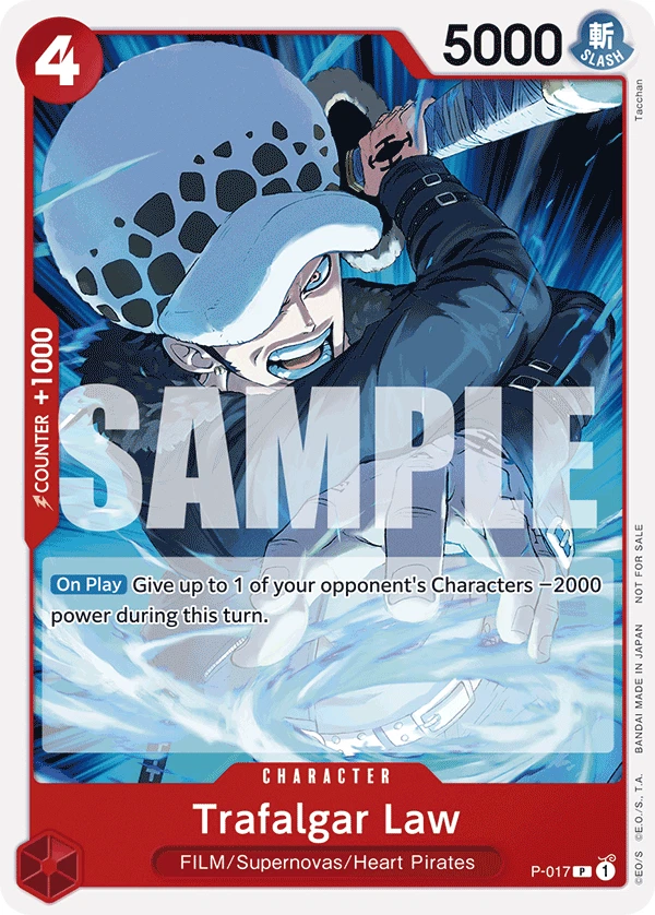 Trafalgar Law P-017 One Piece Promotion Cards for sale | eBay