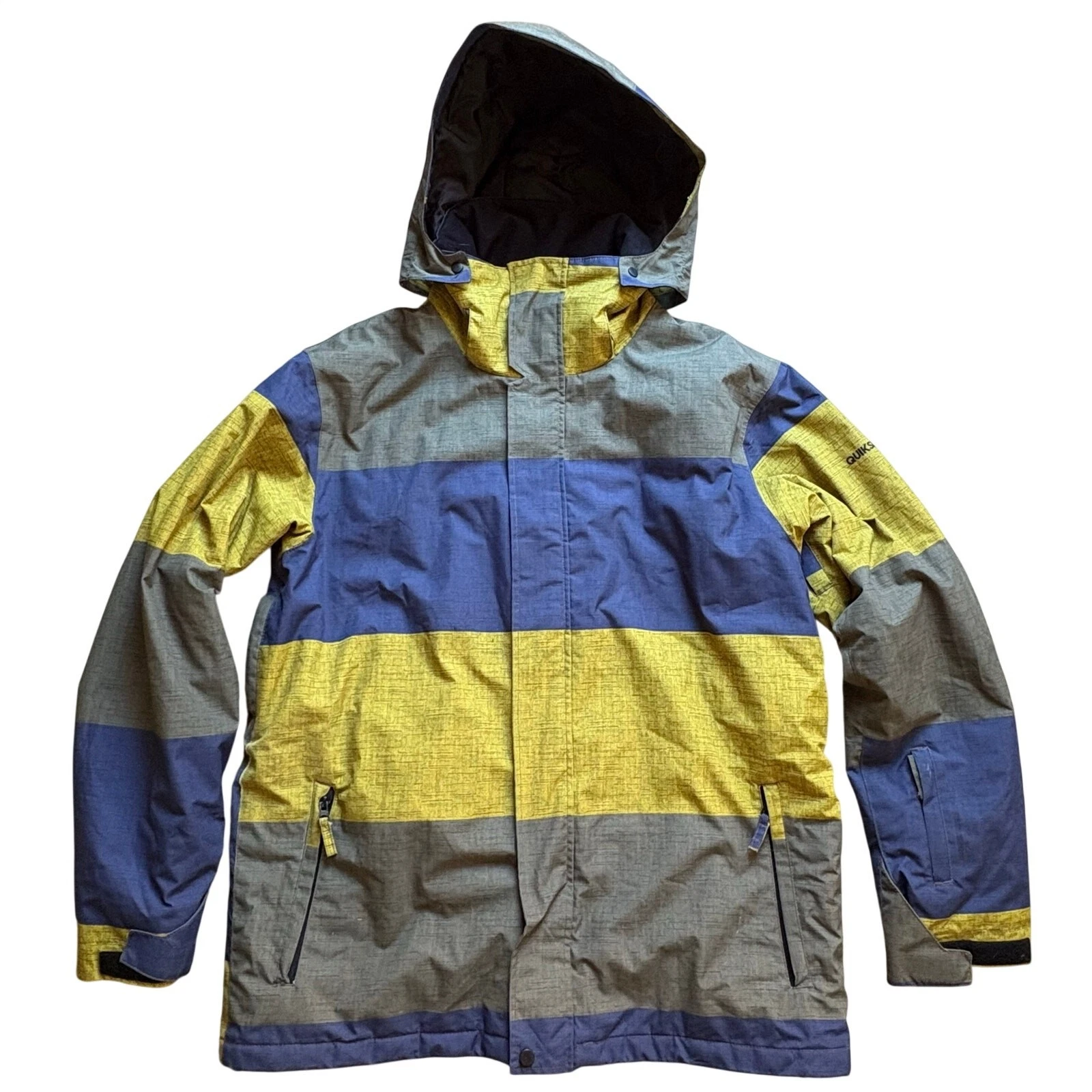 Quiksilver Dry Flight 10K Men Ski Snow Winter Jacket Hooded Gray Yellow Blue 2XL
Opens in a new wind