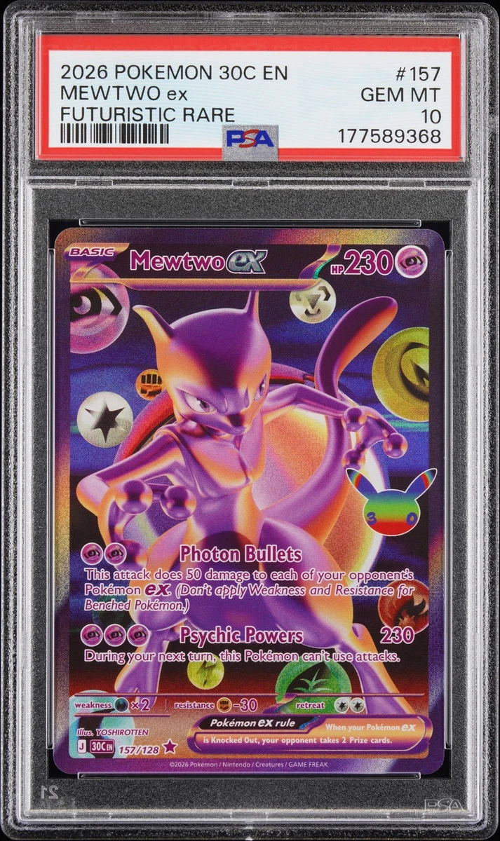 25+ Mewtwo Pokémon TCG Professional Sports Authenticator (PSA