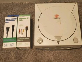 Working SEGA Dreamcast Console And Cords White