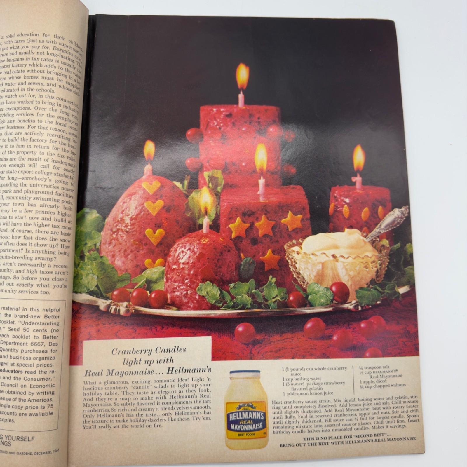 Vtg Lot Better Homes & Gardens December 1960-70 Christmas Ephemera Advertising