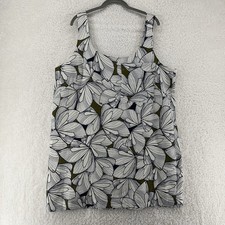 Banana Republic Shift Dress Women's Size XL Linen Tropical Resortwear Short NWT