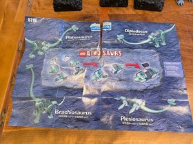 LEGO Dino Dinosaurs Lot - 4 Sets - 6719 6720 6721 6722 - Incomplete w Manuals