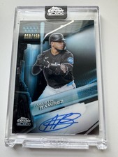 2026 Topps Chrome Black Baseball Agustin Ramirez Blue Auto /150