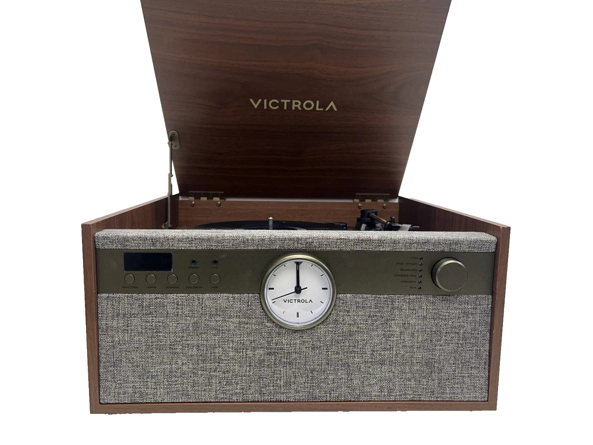 Erikson Consumer Group - Victrola Century 6-In-1 Music Center - Black