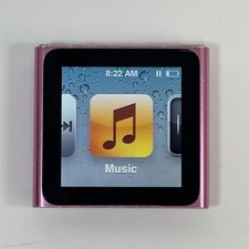 Apple iPod Nano 6th Gen 8GB Pink A1366 Working Wear & Tear No Accessories