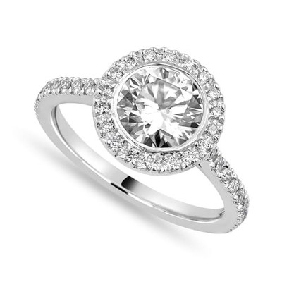 Superior Diamonds 3 Carat Round Cut Lab Grown Diamond stunning Engagement Ring 1