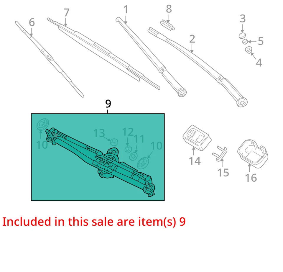 Wiper 变速箱可转换适用于 01-06 宝马 325i 30396337 — 第 3/4 张图片