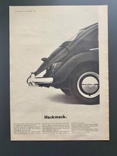 Heckmeck. Volkswagen VW Käfer Oldtimer 1964 Vintage Ad Werbung Reklame