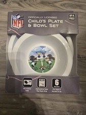 Jaguars Childs Plate  Bowl Set. NIP Officially Licensed 6 Months