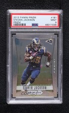 2012 Panini Prizm Silver Prizm Steven Jackson #181 PSA 9 MINT ne4