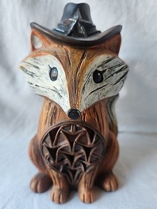 Fox Sheriff Night Light Resin Lamp Tested++