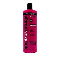 Sexy Hair Vibrant SexyHair Color Lock Conditioner Rose Almond Oil 33.8 oz 0.89 per fl oz