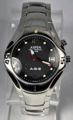ASPEN AGS AUTOMATIC +KINETIC POWER 39mm WATER RESISTAN 5ATM  BLUE DIAL 