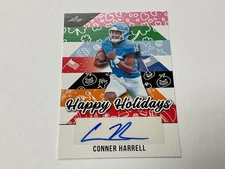 CONNER HARRELL 2025 LEAF HAPPY HOLIDAYS AUTO #BA-CH3 autograph