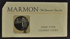 1923 Marmon 34 Closed Car Brochure Folder Sedan Coupe Suburban Original 23 1923 Marmon 34 Closed Car Brochure Folder Sedan Coupe Suburban Original 23