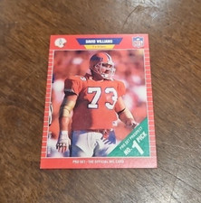 David Williams 1989 Pro Set Prospect #1 Pick ROOKIE CARD #496
