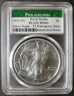 2021 (P) $1 American Silver Eagle Dollar Type 1 PCGS MS69