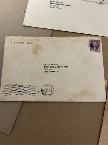 FRANKLIN & ELEANOR ROOSEVELT SIGNED 1935 LETTER Whitehouse Letters Autograph FDR - Picture 4 of 24
