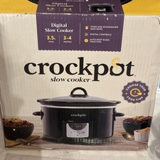 Crockpot Digital Slow Cooker – 3.5L (Family Size 3–4 People)