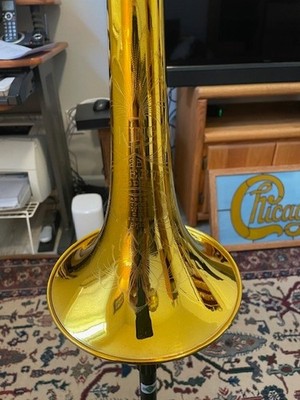 King 2B Liberty Vintage 1939 HN White Trombone - MINT+