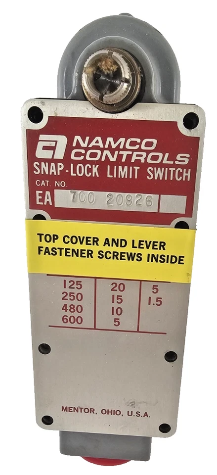 EA700-20926 NAMCO SNAP-LOCK LIMIT SWITCH - Image 2 of 4