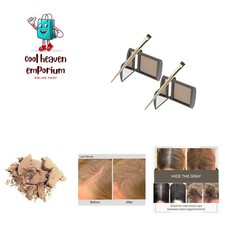 Joan Rivers Great Hair Day Root Touch Up Powder Duo - Fill-in Powder for Thic...