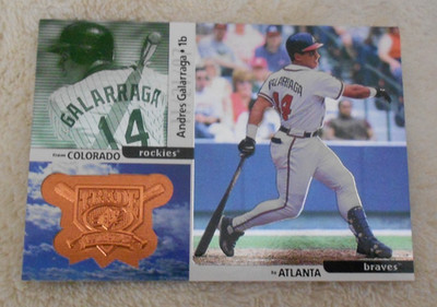 Andres Galarraga 1998 SPx TRADE WINDS /4000 Braves