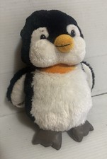 Ganz Webkinz Penguin Plush HM132 9" Black White Stuffed Animal No Code Fast Ship
