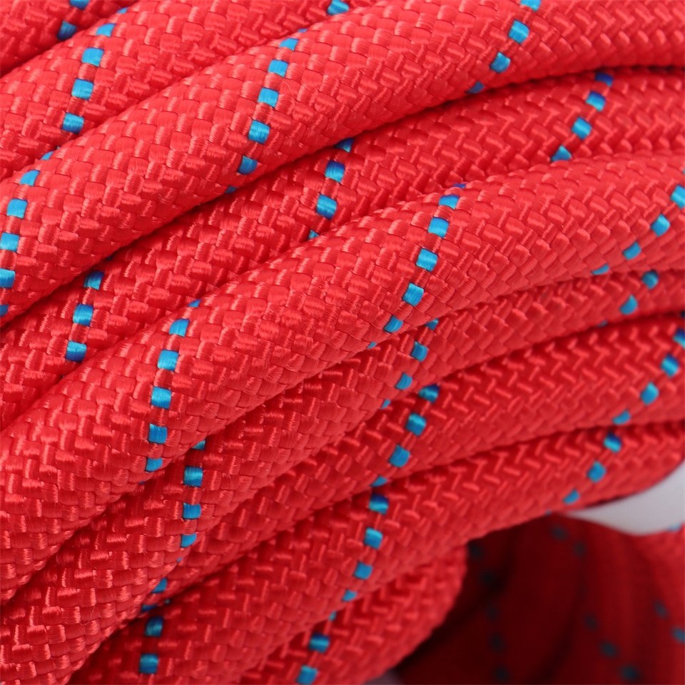 1/2” x 125' Braided Polyester Rope Arborist Rigging Rope No-Stretch Red ...