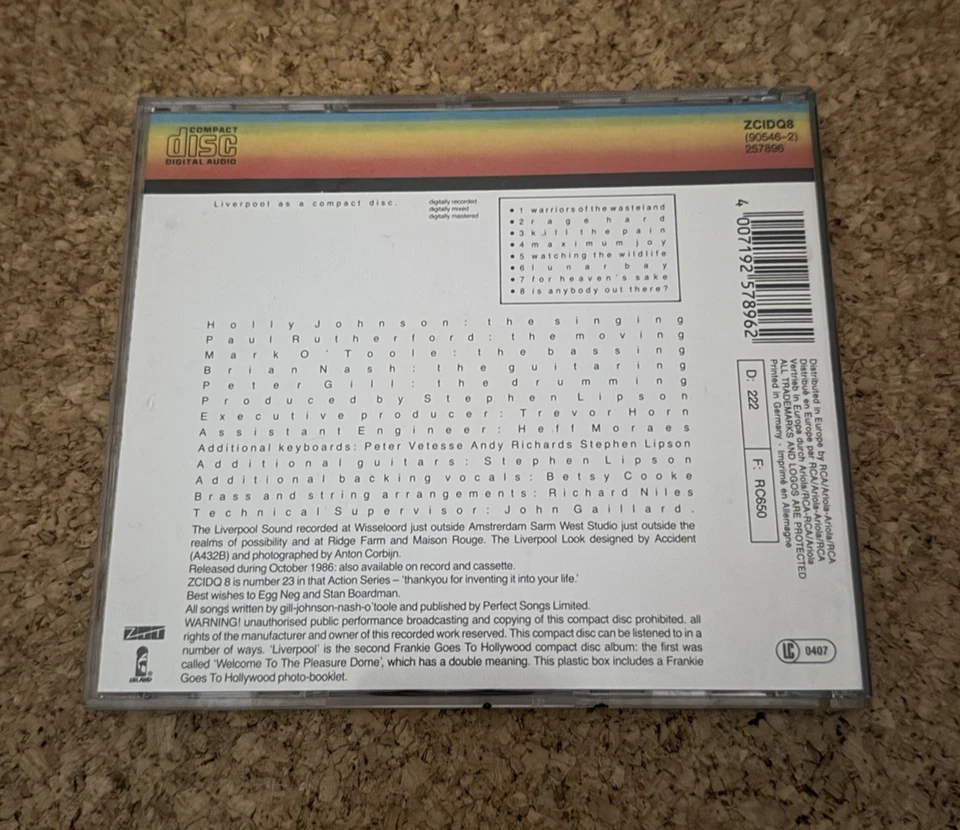 Frankie Goes To Hollywood | Liverpool | CD - Bild 2 von 3