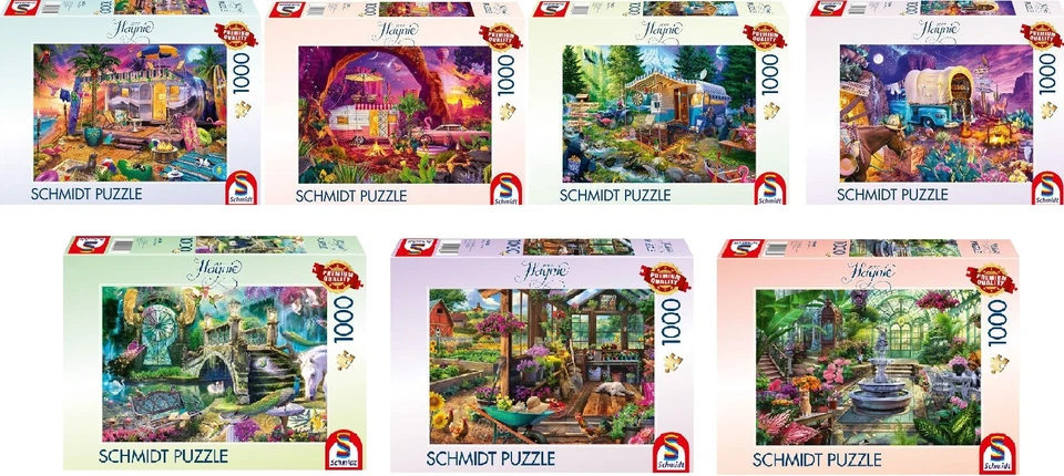 SCHMIDT SPIELE - JEFF HAYNIE PUZZLE - KUNST - 1000 TEILE - AUSWAHL # NEU