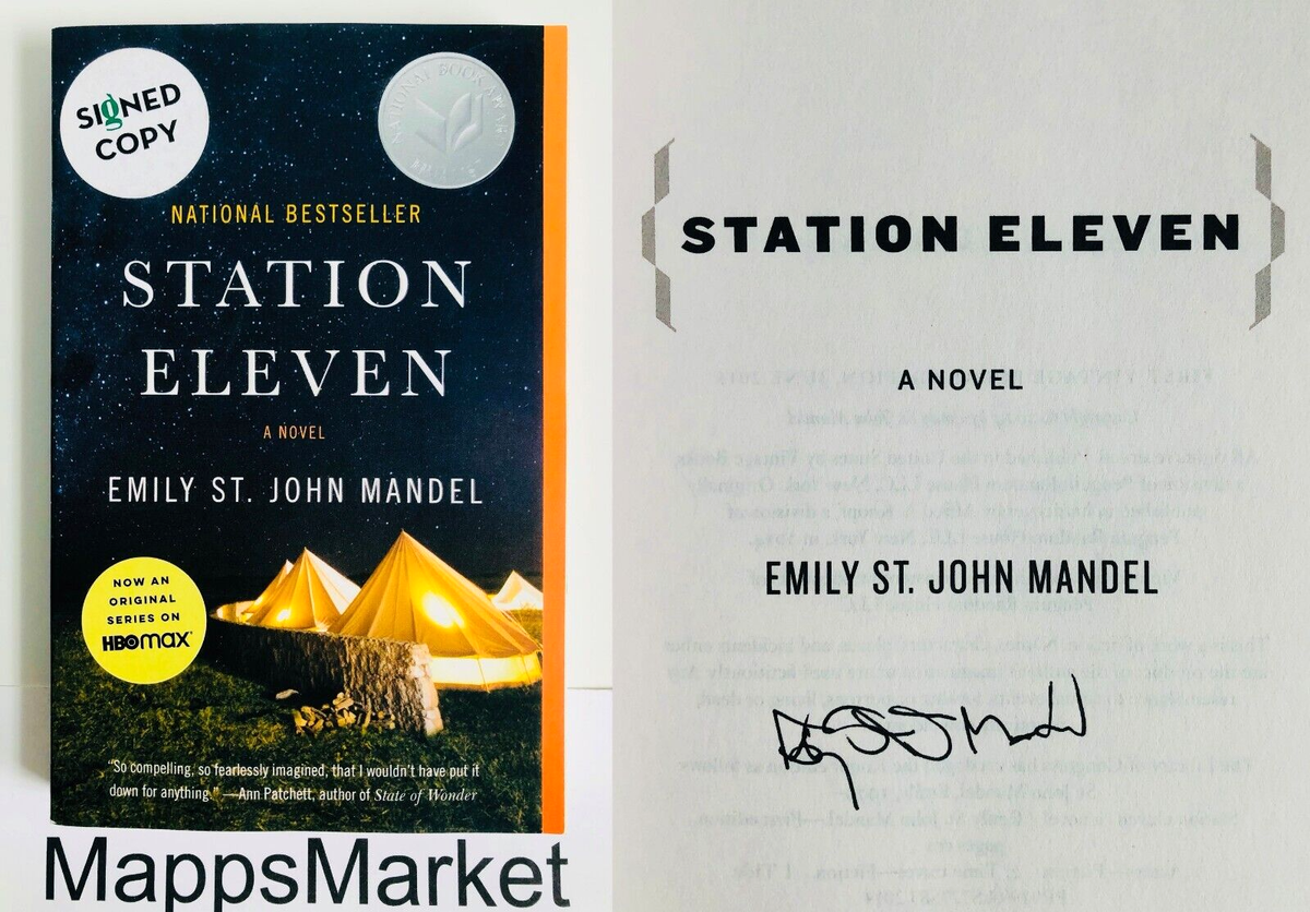 SIGNED Station Eleven by Emily St. John Mandel 1st Edition (2015