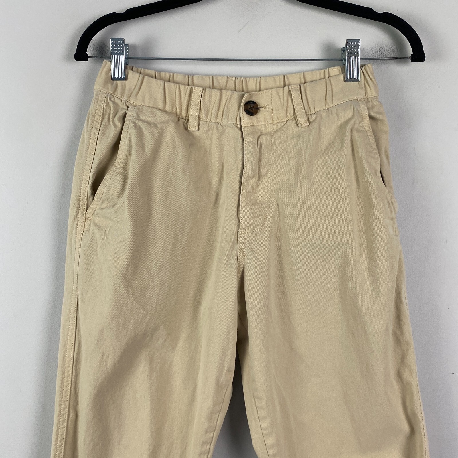 Bearbottom Pants Small Beige Solid Jogger Cuff St… - image 2