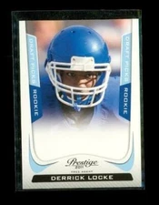 2011 PANINI PRESTIGE RC DRAFT Football Card #235 DERRICK LOCKE Free Agent /999